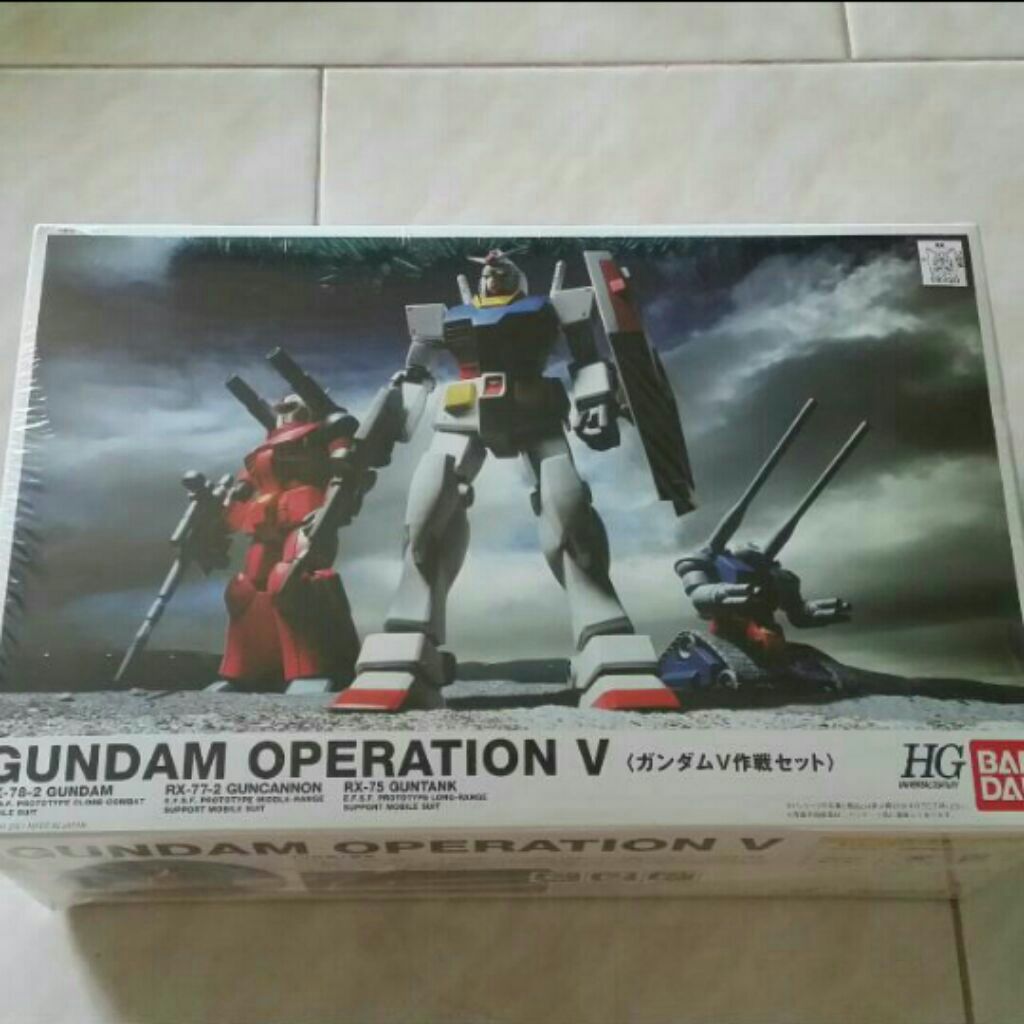 Gundam   Guncannon   Guntank Model Kit BANDAI HGUC 1/144 OPERATION V Set 