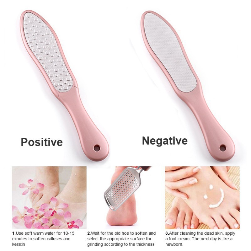 Thick Fine Double Sided Pedicure Rasp Foot File Callus Dead Skin Remover Feet Shopee Singapore