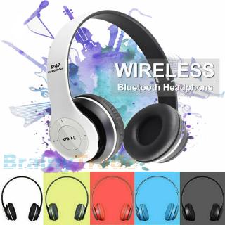 JTKE P47 Wireless Headphone Bluetooth Headset Foldable Stereo Gaming Earphone with Microphone Support TF Card