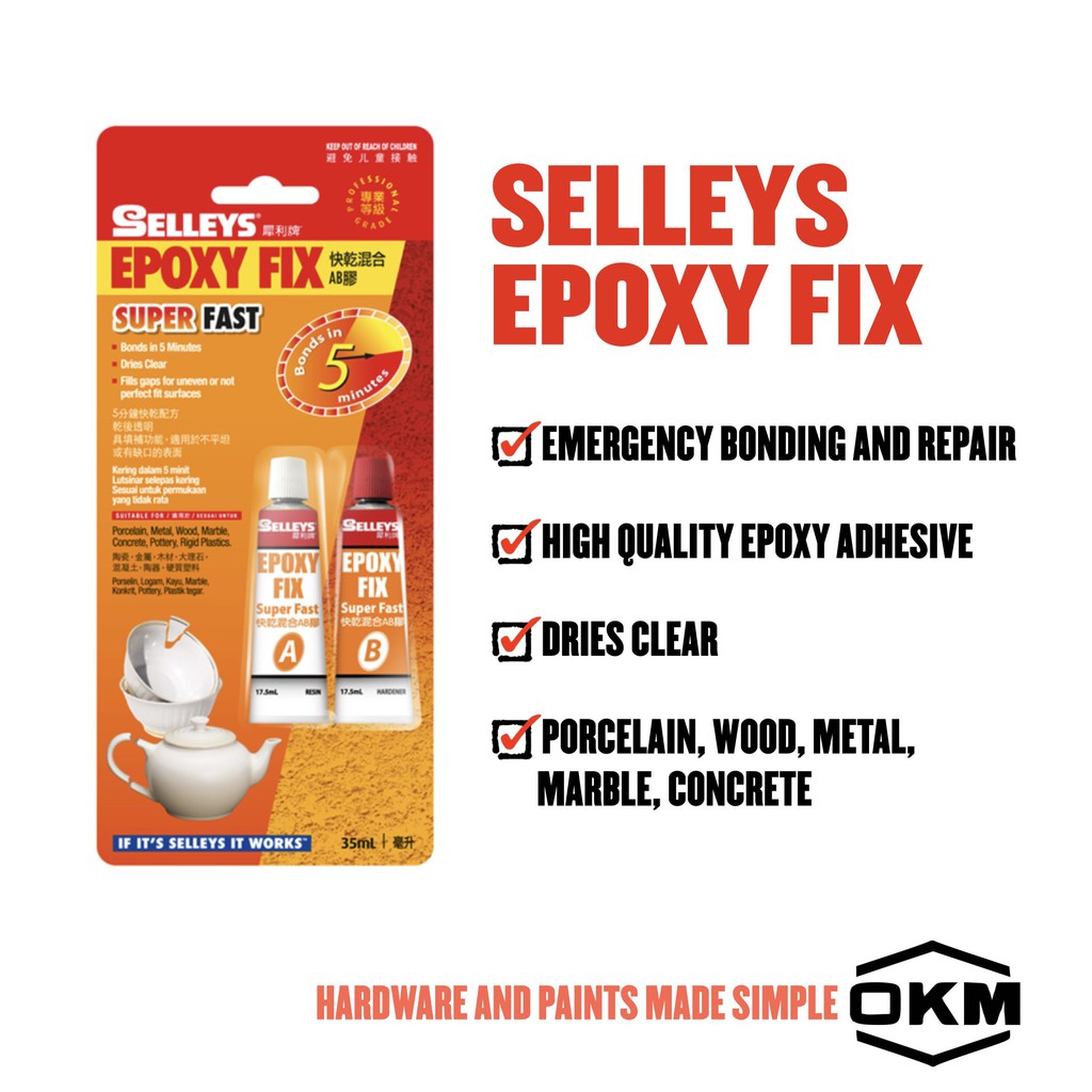 SELLEYS EPOXY FIX 15mL Shopee Singapore