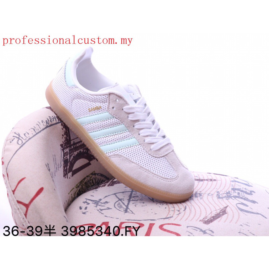 adidas samba white green
