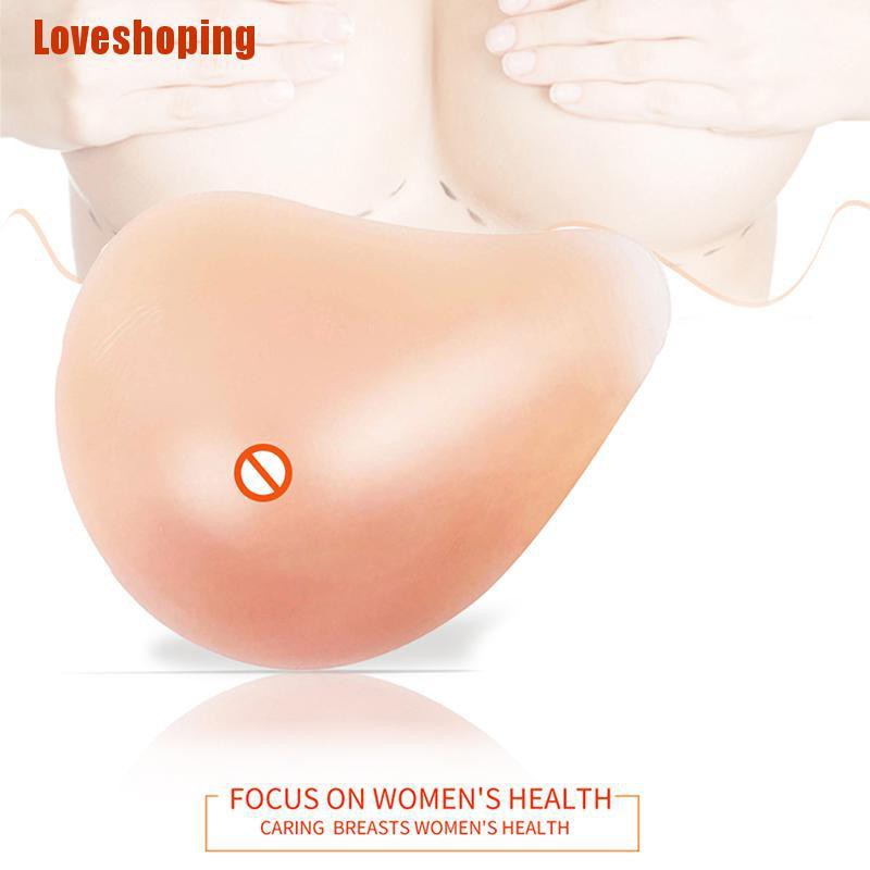 Loveshoping Silicone Breast Form Support Artificial Spiral Silicone Breast Fake False Breast