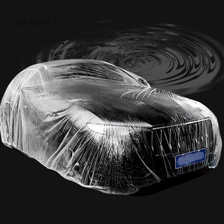 100% Waterproof Transparent PE Plastic Car Cover Disposable Rainproof and Dustproof Car Cover