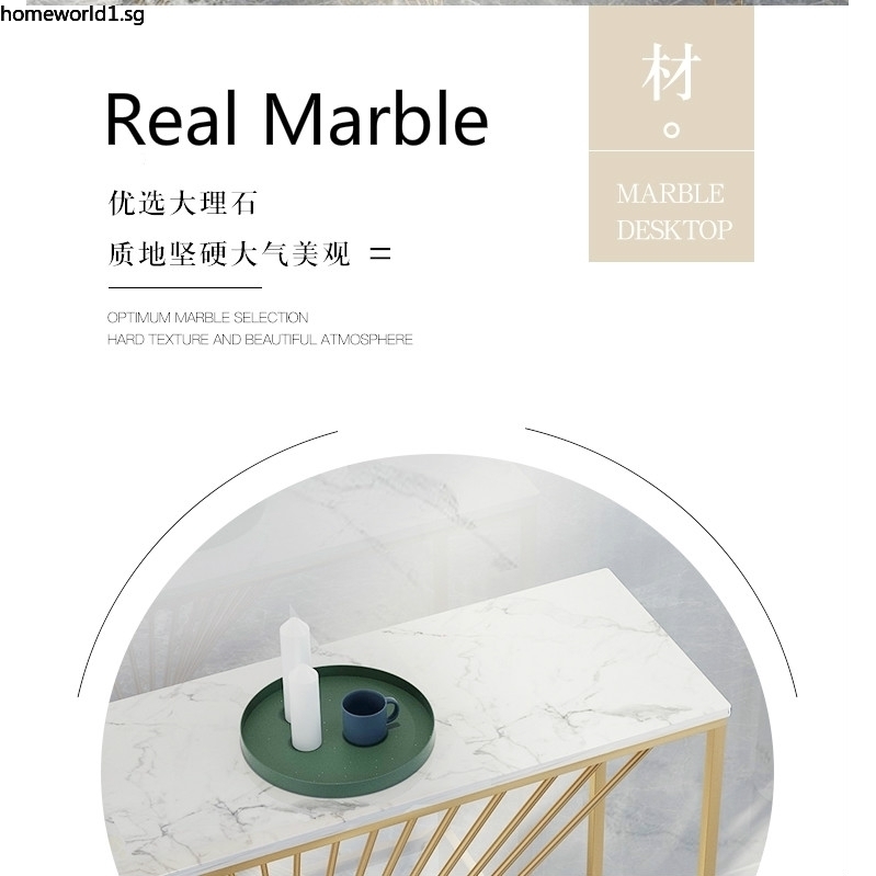 READY STOCK Hallway table console table nordic marble table entrance table wall table side table