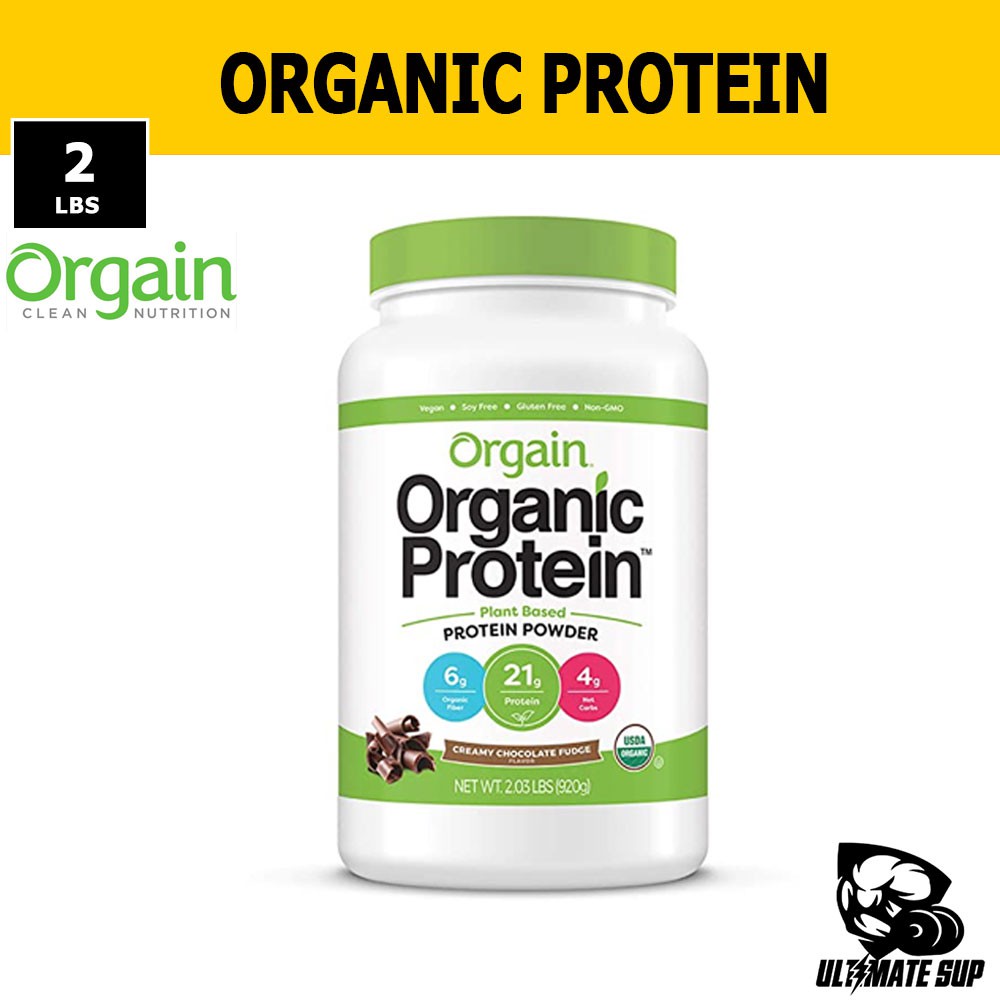 Orgain, Organic Protein Powder, Plant BasedGluten Free, Lactose Free