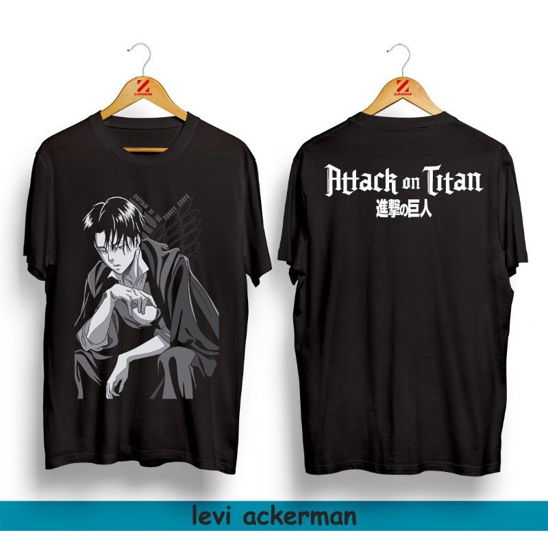 Attack on titan store levi shirt