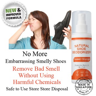 Shoe Deodorizer Sweet Orange Essential Oil Scent 100 Natural