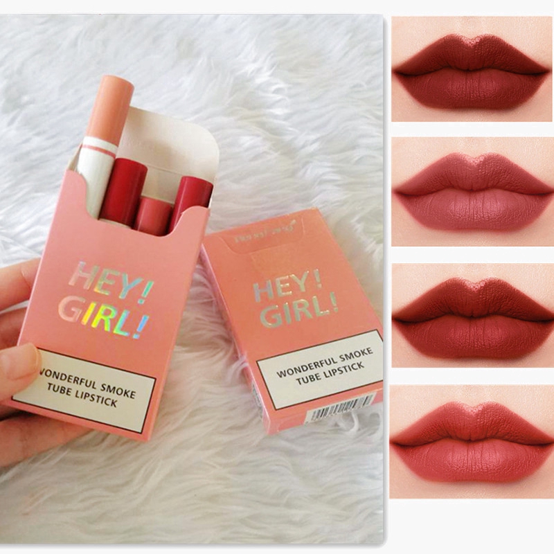  YK Korean  Lipstick  4 Colors Long Lasting Matte Lipstick  