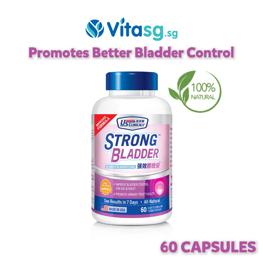 US Clinicals StrongBladder Bladder Control, UTI Prevention & Relief