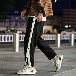 Image of thu nhỏ *ANOTHER ONE* FOG Style New Casual Trousers Men South Korean Version Loose Nine Split Trousers Wide Leg Trousers Ankle Banded Pants #0