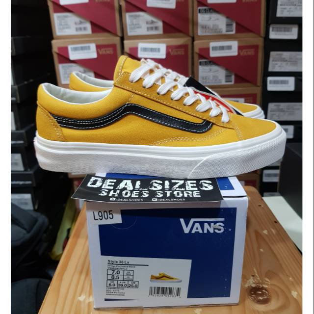 vans vault style 36 yellow