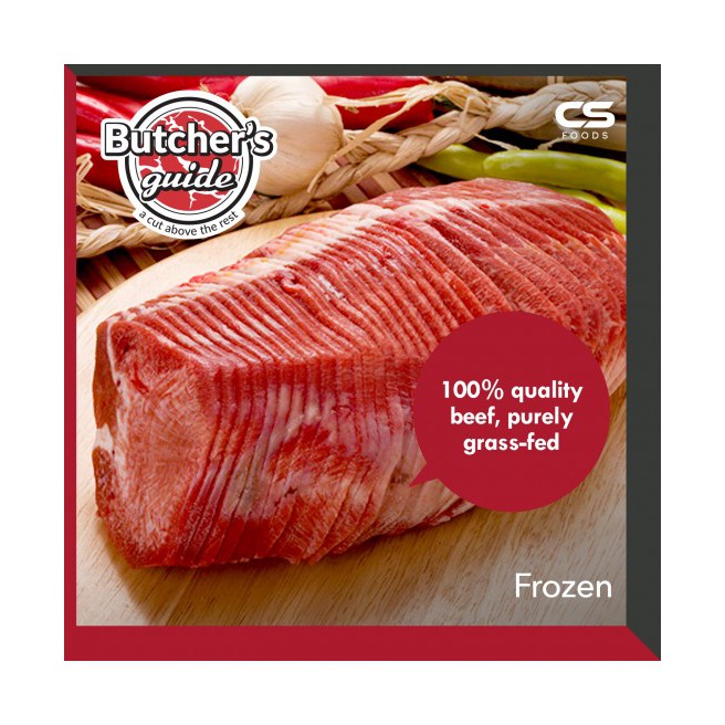 [Butcher's Guide] Beef Tongue Sliced 500g Shopee Singapore