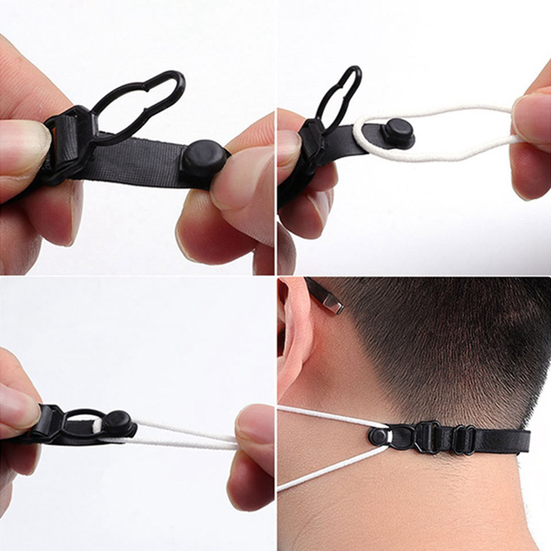 Anti-Slip Ear Grips Buckles Silicone Mask Strap Extender Anti-Tightening Mask Ear Strap Hook Ear Grips Extension Mask Buckle 