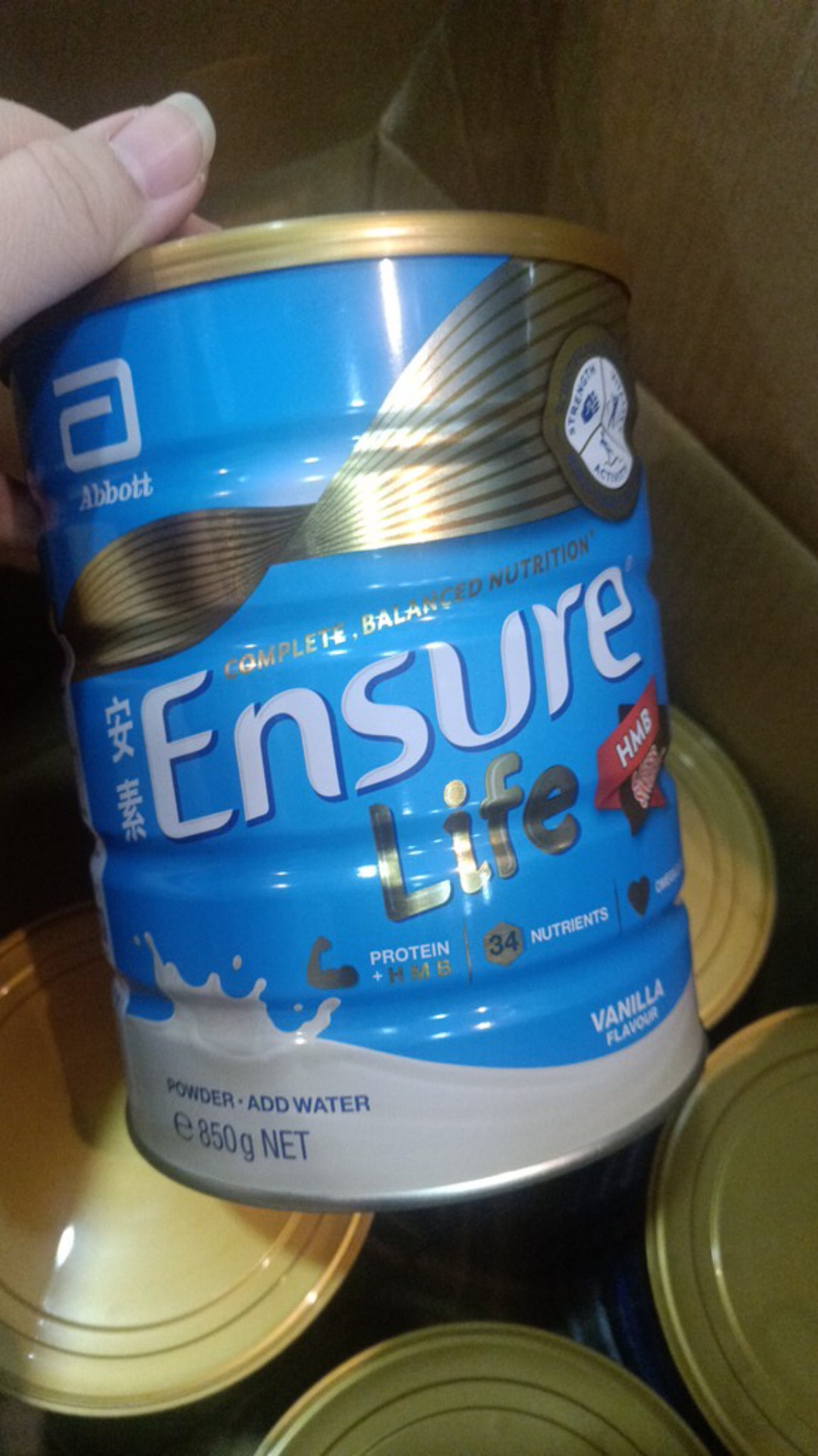 [Bundle of 6] Ensure Life Vanilla (850g) Shopee Singapore
