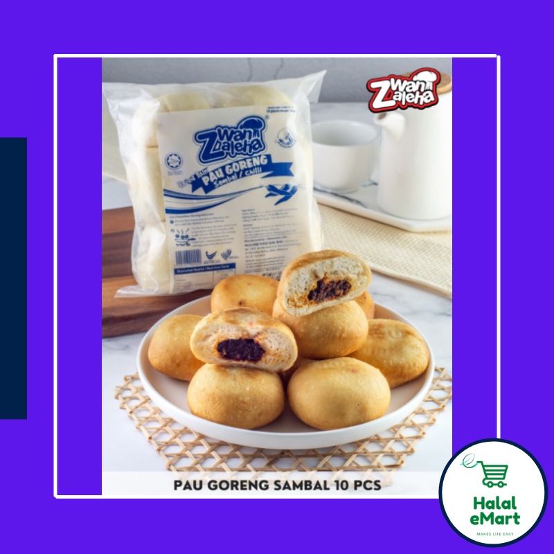 Wan Zaleha Pau Goreng Sambal HALAL 350g | Shopee Singapore