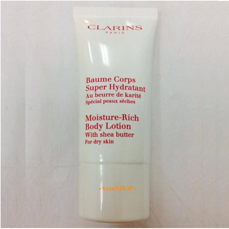 clarins moisture rich body lotion