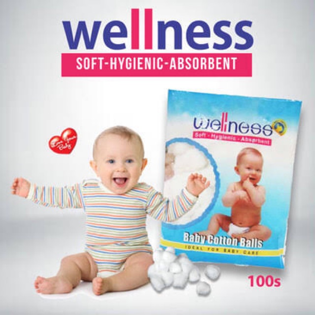 Wellness Baby Cotton Ball 100pcs Shopee Singapore