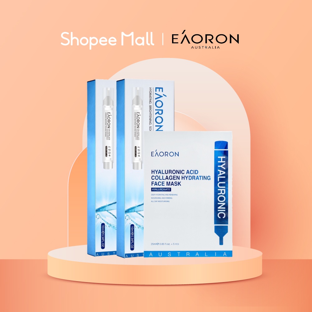 Shopee x Eaoron Brand Box Eaoron Hyaluronic Acid Collagen Set