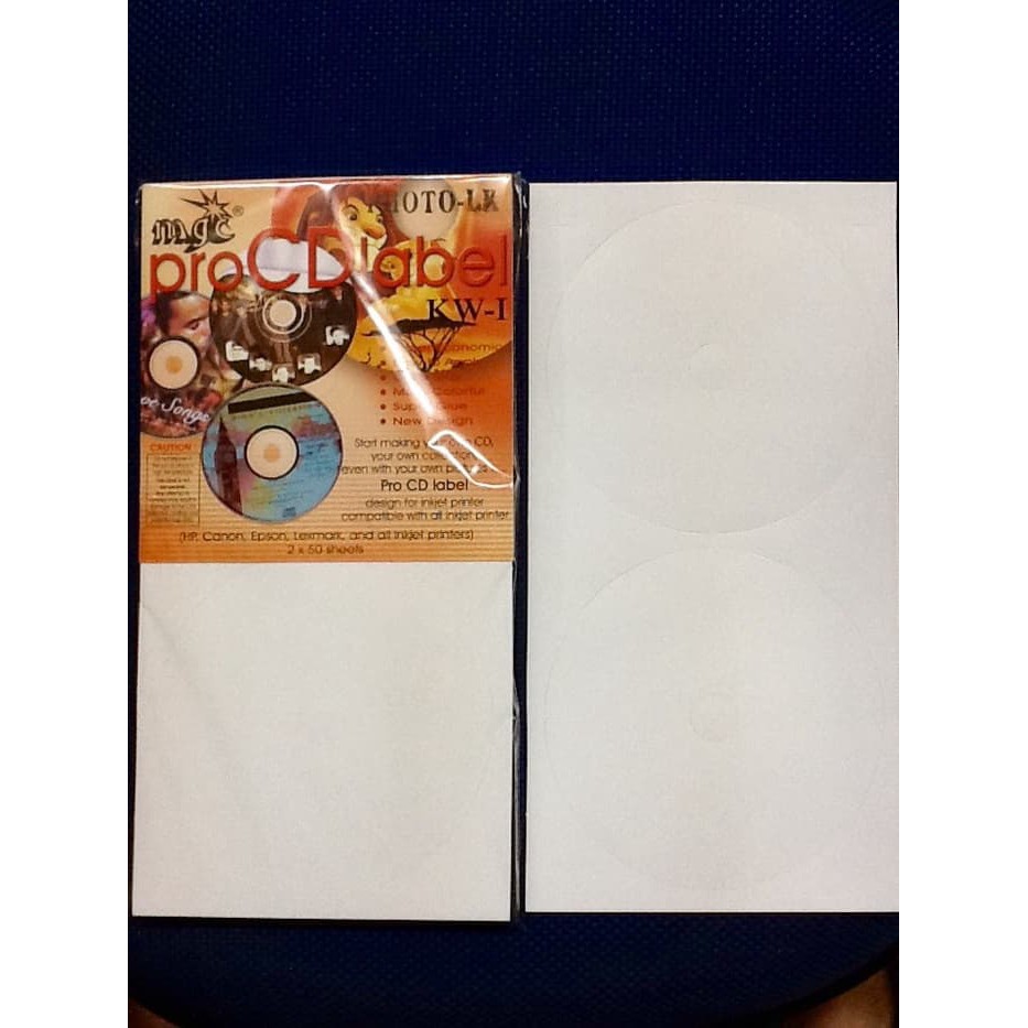 glossy inkjet labels