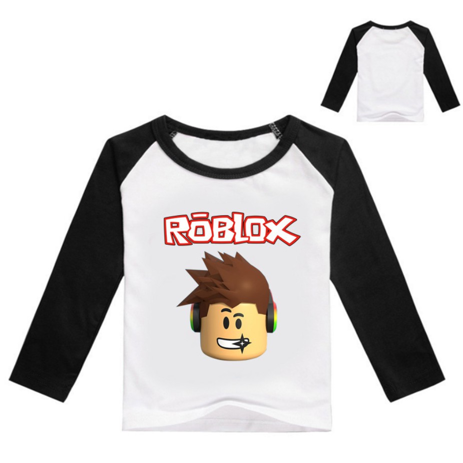 Roblox Children S Korean Fashion Kids T Shirt Boys Long Sleeve T Shirt Tops Clothing Shopee Singapore - korean fashion roblox