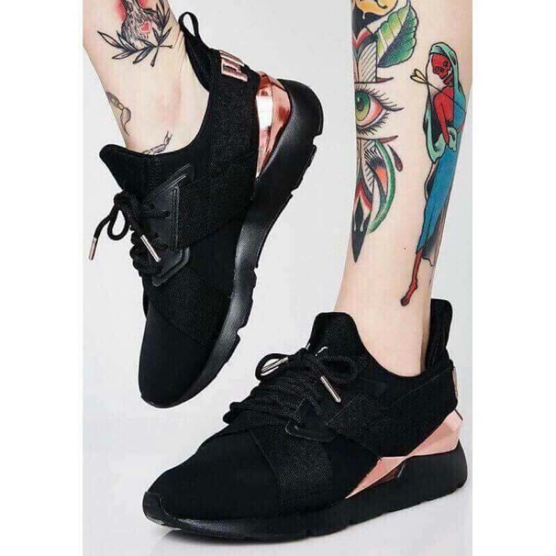 puma rose gold and black