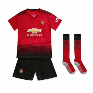 Kids Football Jersey Kits Boys Jersey Short Sleeve Soccer Top And Shorts 2xs 2xl Sportwear Shopee Singapore - red fusion football team jerseyy roblox