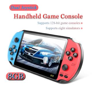 X12pro PSP Handheld Game GBA 5.1 Inch Player With 3000 Games Machine Support Video Camera MP5 8GB Classical