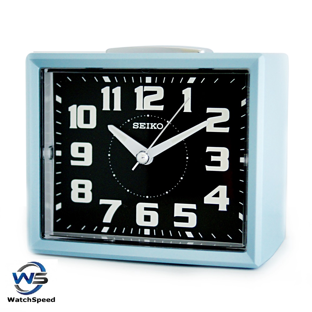 Seiko QHK024LN Quiet Sweep Second Hand Bell Alarm Clock Shopee Singapore