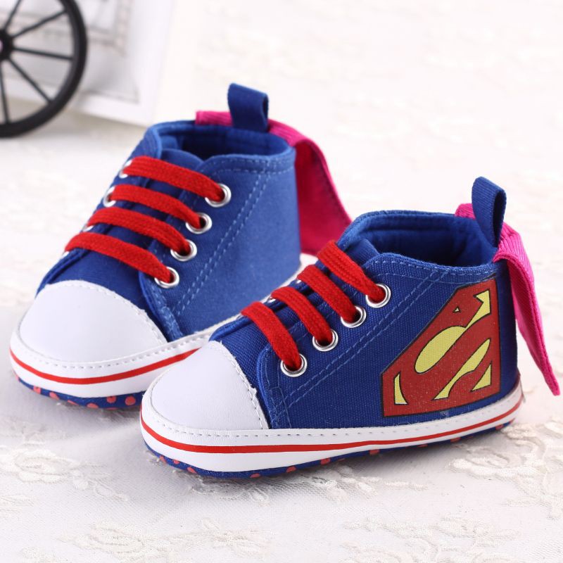Baby Boy Cute Superman Casual Toddler Shoes
