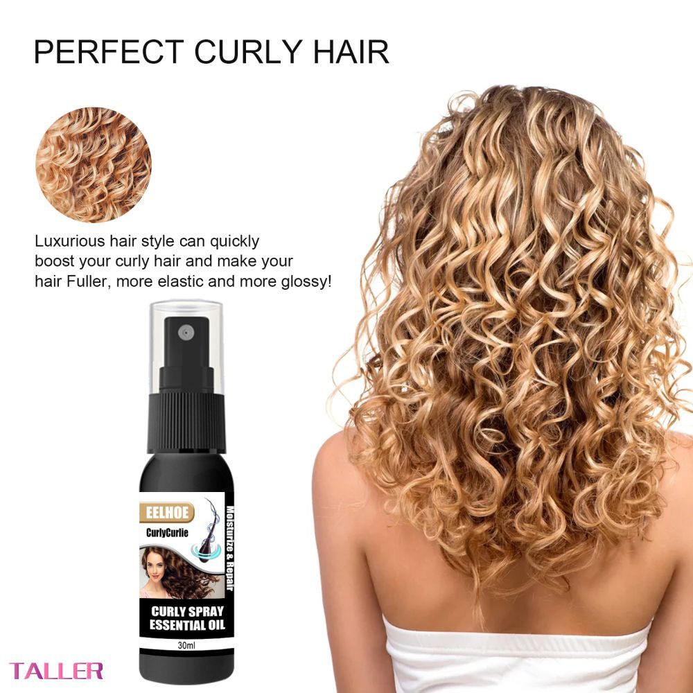 Straight Curly Hair Serum Leave In Conditioner Elastin Repairing Frizzy Conditioner Taller Shopee Singapore