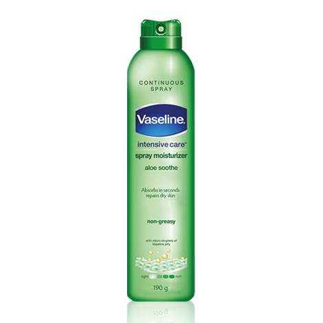 vaseline spray lotion