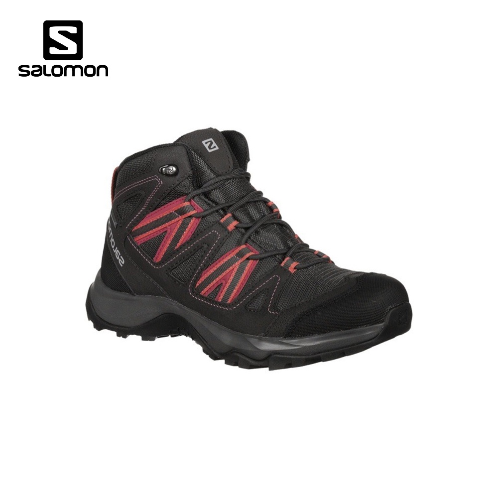 retort Besættelse Distrahere SALOMON Women Leighton Mid GTX Hiking Boots - Magnet / Phantom / Bi |  Shopee Singapore
