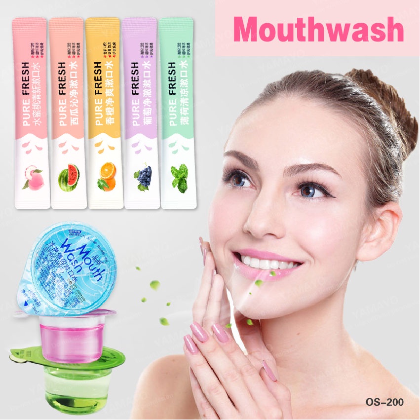 Portable Flavoured Mouthwash Stick / Capsule Fruit Flavour Mouth