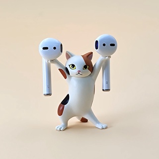 Cute Headphone Stand compatible for AirPods 1 2 3 Headphones Bluetooth INS Pen Holder Desktop Display Stand Cute Doll Handmade Ornament