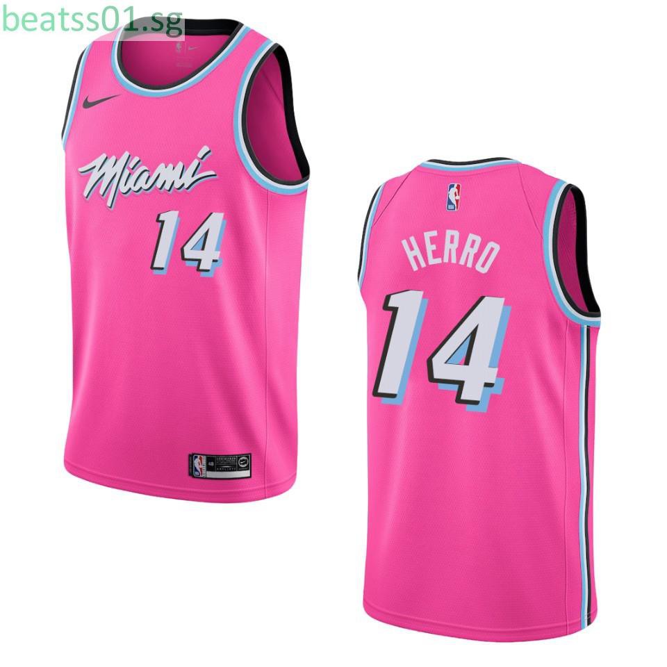 nba miami heat pink jersey