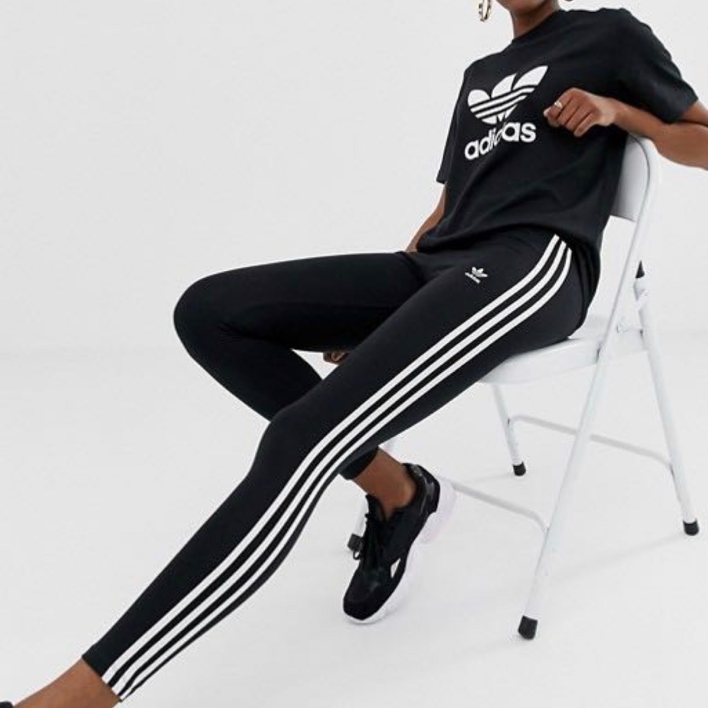 adidas stripe leggings