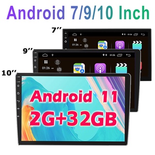 7/9/10 inch Android11.0(2G RAM+32G ROM ) 2Din Autoradio Car Stereo Multimedia Video Player Support FM/GPS/ Wifi /Bluetooth/Mirrorlink