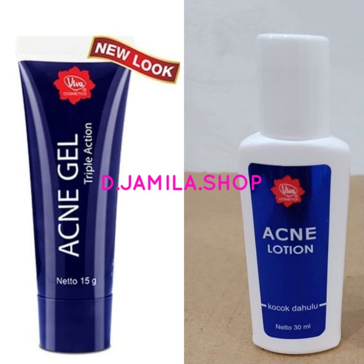 Acne Gel Triple Action Acne Lotion By Viva Cosmetics Shopee Singapore