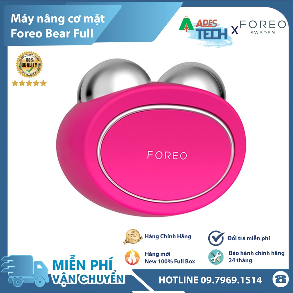 Máy Massage Nâng Cơ FOREO BEAR Fullsize - Đẩy Tinh Chất - Chính Hãng - BH 2 Năm - 1 Đổi 1