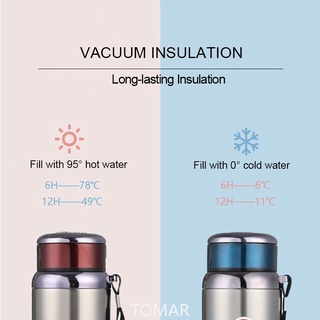 600-1500ml 316 Stainless Steel Vacuum Thermal Flask Bottle Portable Sport Water Bottle Outdoor Climbing With Rope #6
