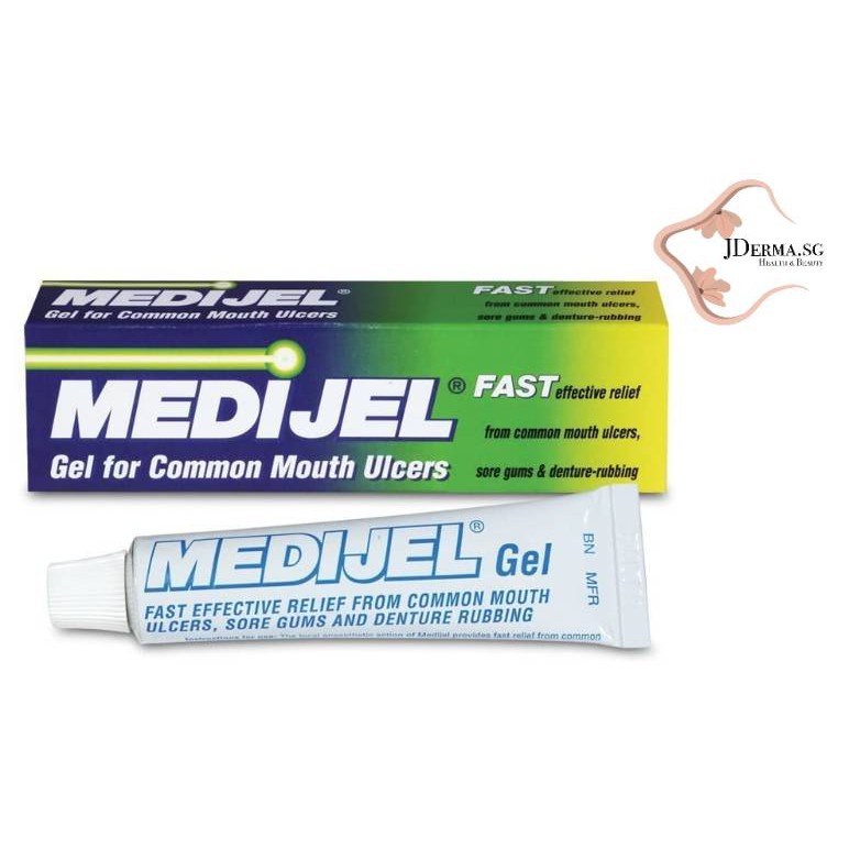 Medijel Gel For Common Mouth Ulcers 15g Shopee Singapore