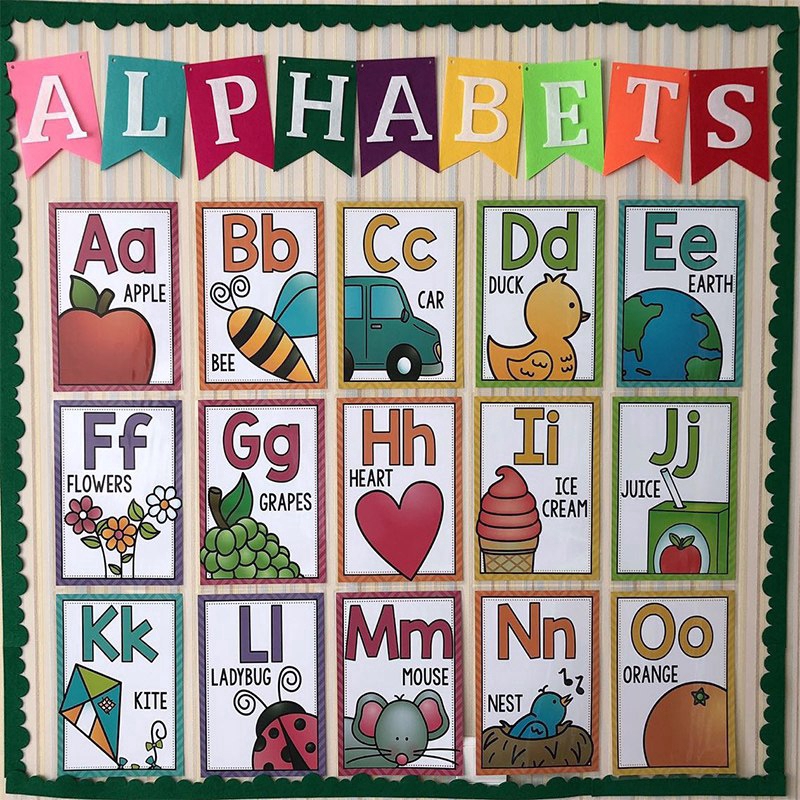 Preschool Alphabet Poster