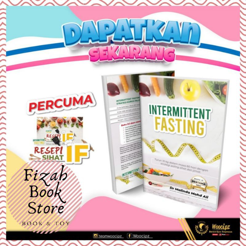 Shop Malaysia Buku Intermittent Fasting Free Resipi Sihat Face Mask Extender Shopee Singapore