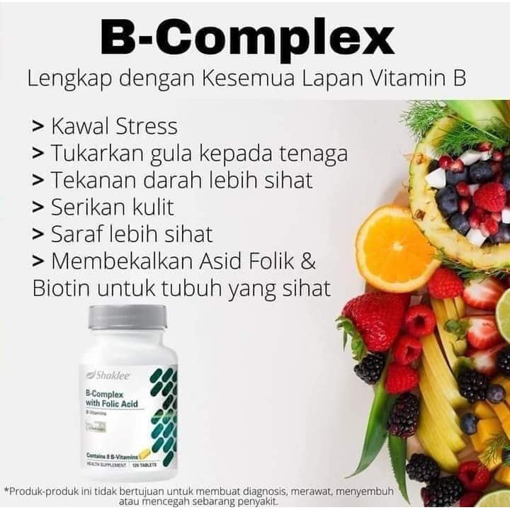 Shaklee B Plex Migraine Stress Moody Fast Ship Out 1 Day Singapore