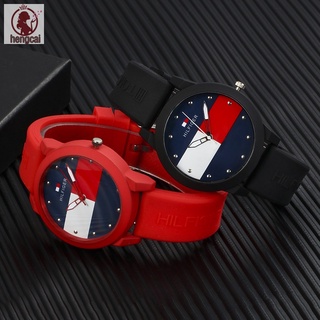2021 new quartz watch fashion watch couple watch male and female middle school students Korean version of silicone watch