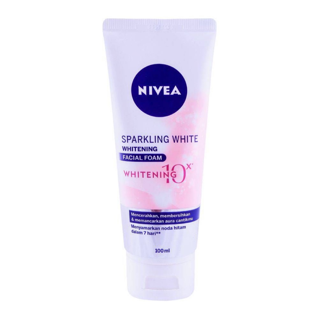 nivea sparkling white facial foam