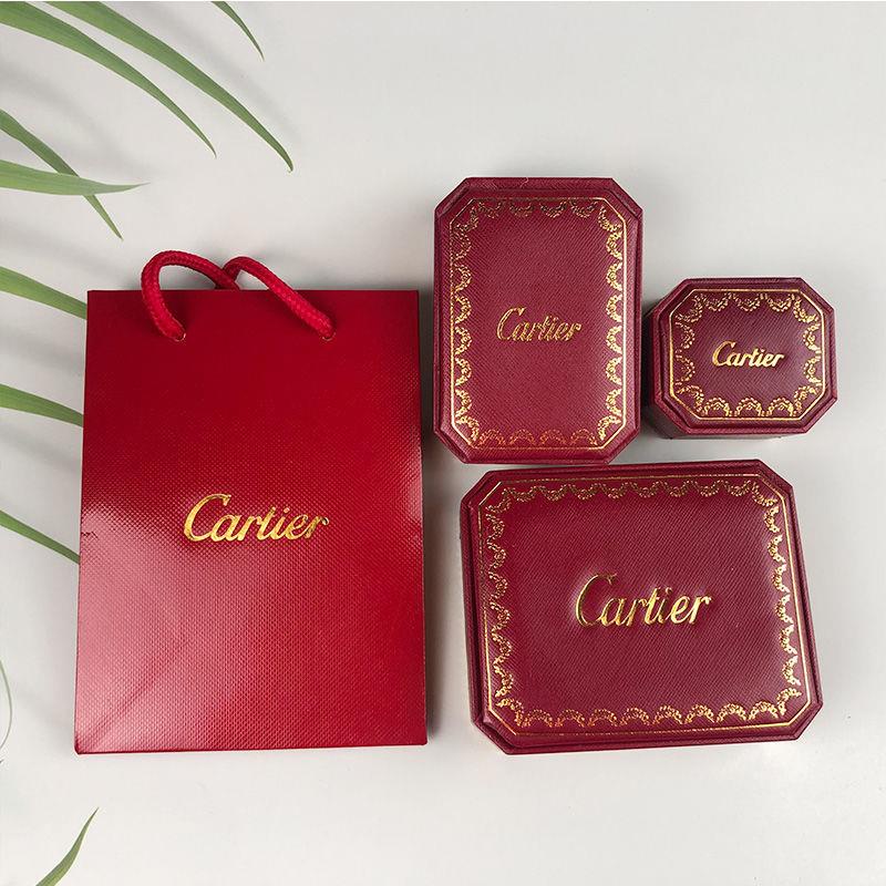 Cartier Cartier Ring Box Bracelet Box Necklace Box Tote Bag Universal Card Home Packaging Box Jewelry Box