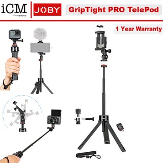 Joby GripTight PRO TelePod - Smartphone Selfie Tripod Monopod