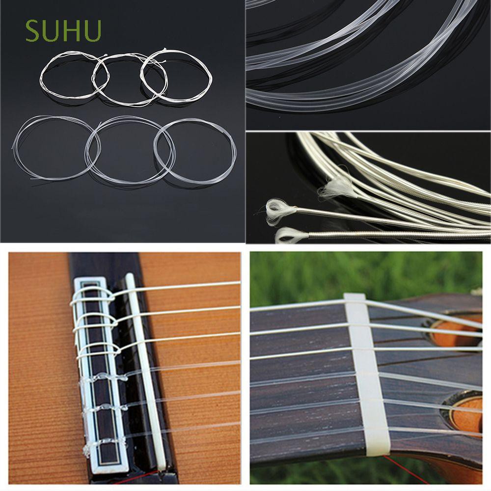 6pcs Accessories Replacements Classic Music Acoustic Nylon Guitar Strings Shopee Singapore 6530