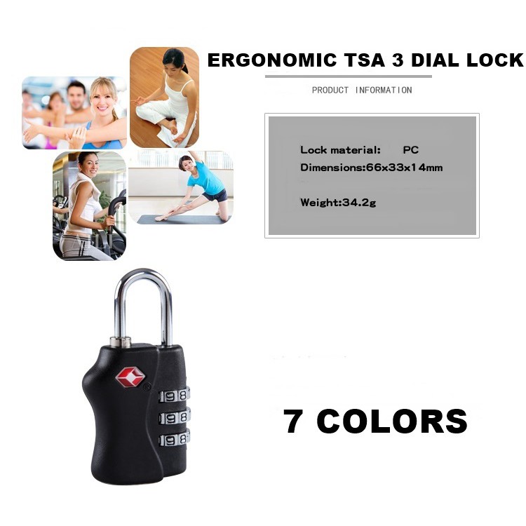 ergo suitcase combination lock